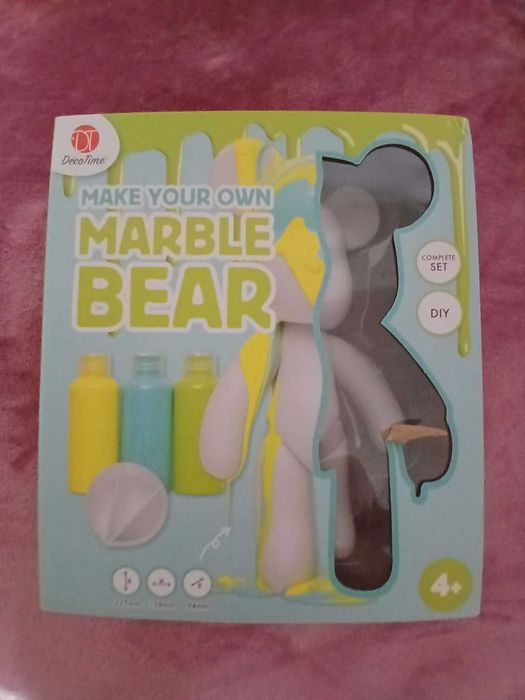 Miś do malowania farbami