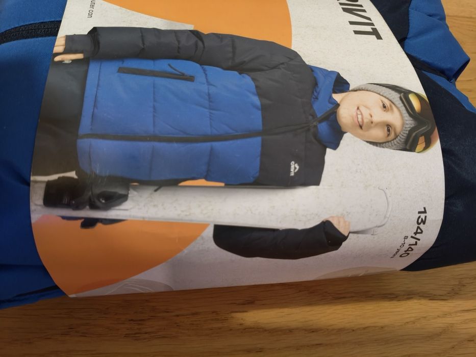 NOWA Kurtka zimowa 134 140 wiatro i wodoodporna