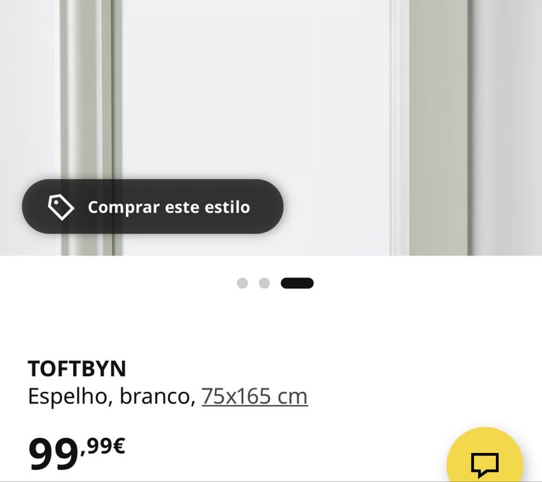 Espelho Grande vertical/horizontal IKEA