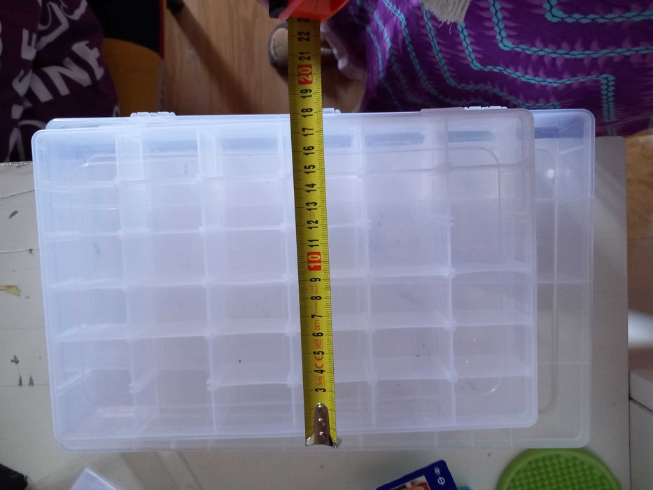 Caixas de organizaçao pequena bijuteria/costura