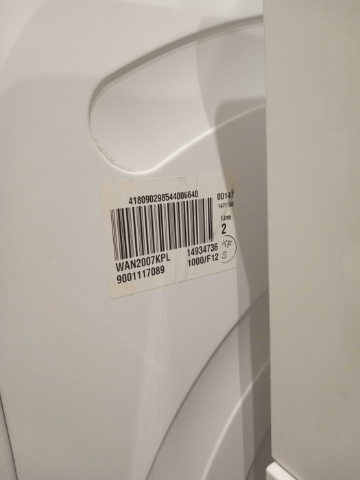 Pralka BOSCH Serie 4,Vario Perfect , wsad:7 kg, używana