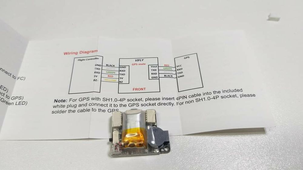 Buzzer e GPS sats backup Fpv NOVO