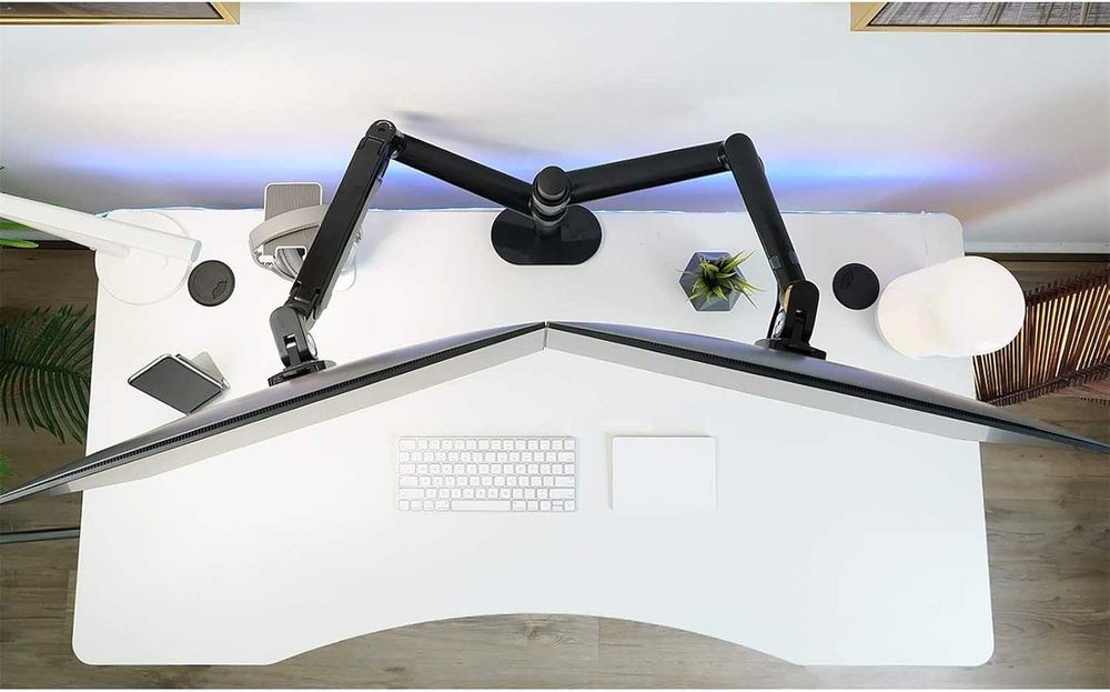 viozon 3L ProB Uchwyt na monitor i laptopa, 2 w 1 regulowany