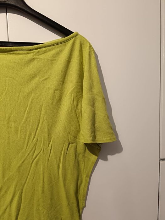 Top assimétrico em malha Bershka