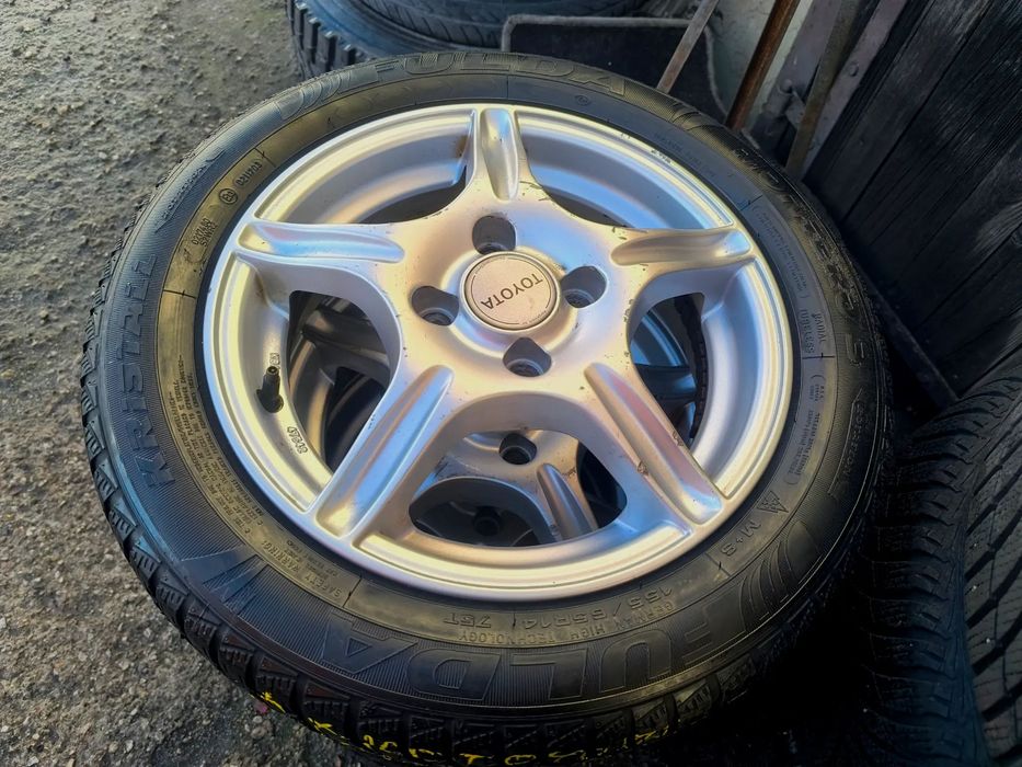 4x100 Felgi Aluminiowe Alufelgi 14 Koła Zimowe Zima TOYOTA AYGO CITROEN C1 PEUGEOT 107 4mm Legnica ALU-RAD 155/65