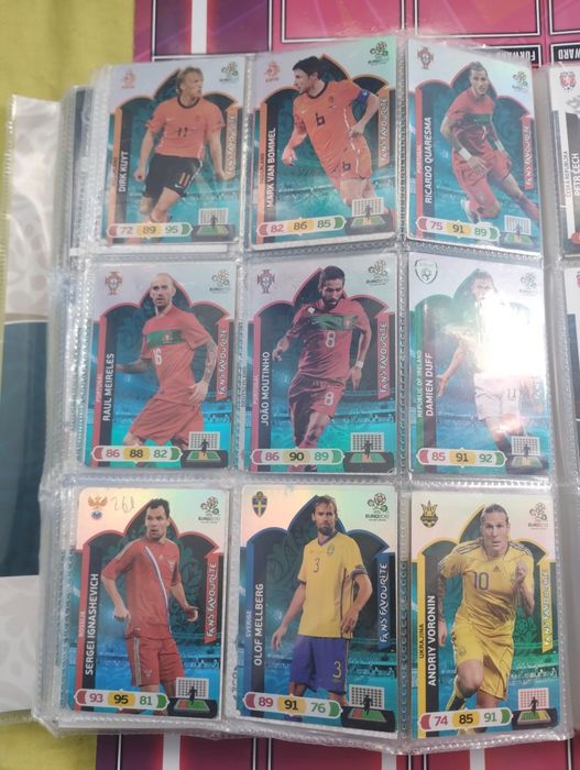 Panini UEFA euro 2012 karty duże ilości opis