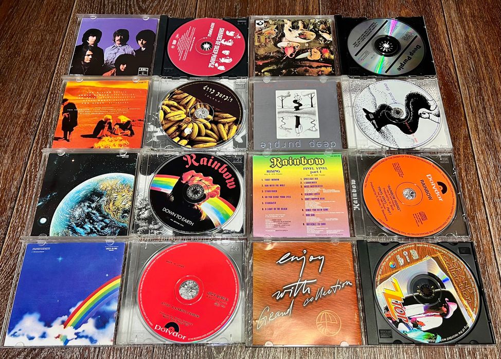 CD диски. Deep Purple. Rainbow. Uriah Heep. Kiss. Red Hot Chili Peppers.