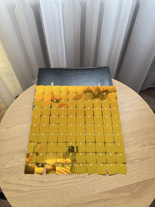 Panel cekinowy złoty panele złote cekiny