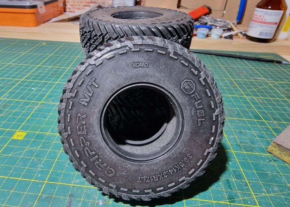 Резина 1.7" для вашей трофи тачки! Traxxas, axial, белуга, RC4WD2