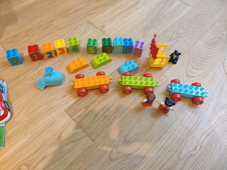 Lego Duplo comboio com números, completo, com caixa
