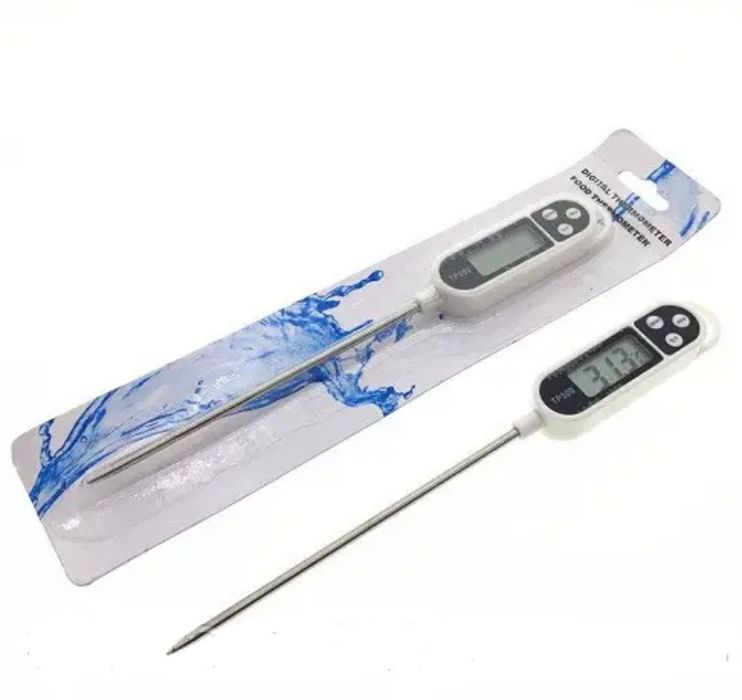 Термометр електронний кухонний із щупом 1.4" ЖК -50~300°C TP300