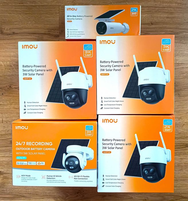 IМOU Cell PT 2C 3MP Wi-Fi акум. 5000 mAh Сонячна Панель Zoom 8х
