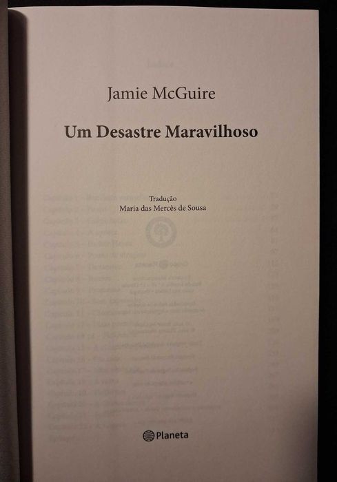 Livro "Um Desastre Maravilhoso" de Jamie McGuire