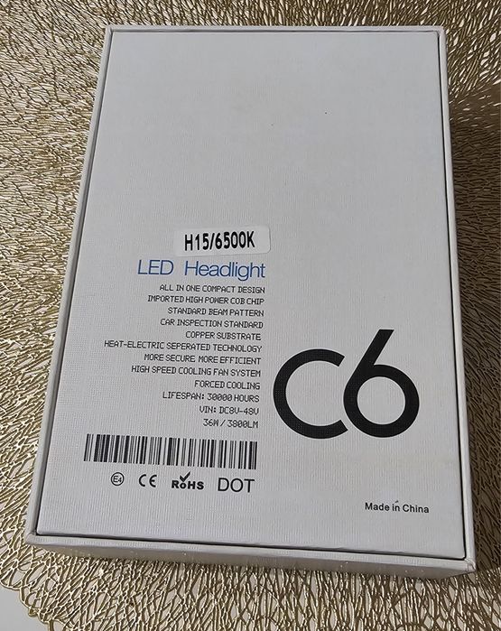 Zarówka led h15 3800 lumenów