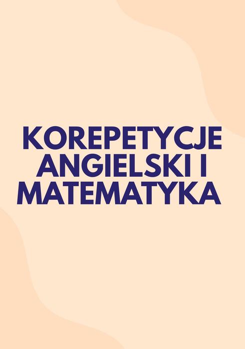 Korepetycje angielski i matematyka klasy 1-8  Inowrocław