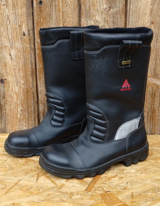 Buty Skórzane Wysokie Na Ryby Strażackie Balte Myśliwskie s