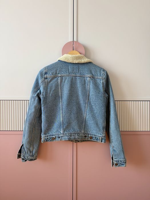 Levi’s jeansowa kurtka z misiem XS