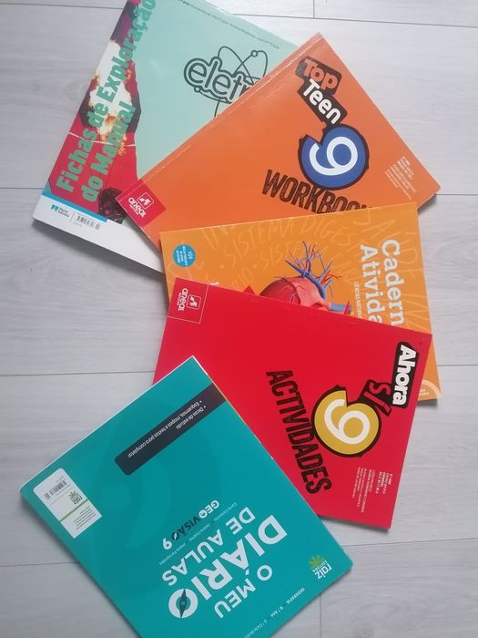 Livros de fichas do 9 ano