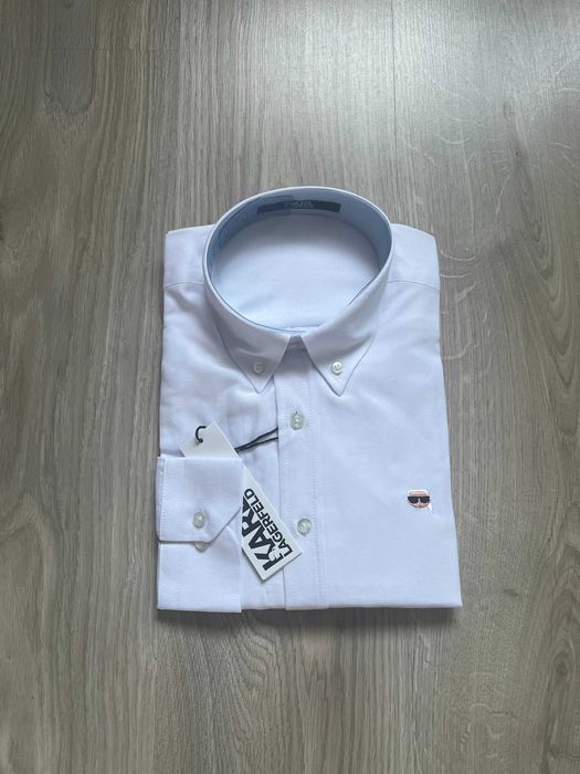 Koszula męska Karl Lagerfeld rozmiar XXXL -biała