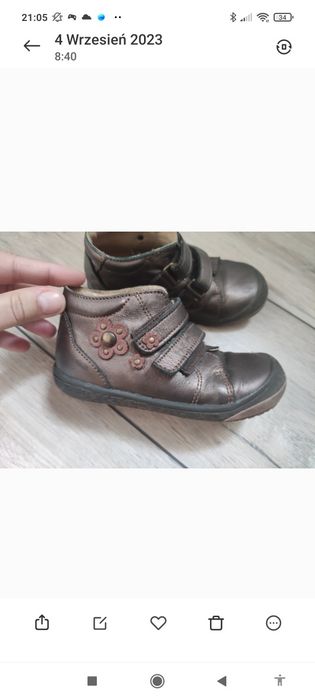 Buty bopy 25 dziewczynka