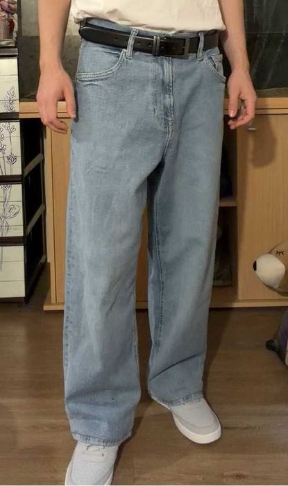 NEXT Baggy Fit W32 L29 світло-блакитні