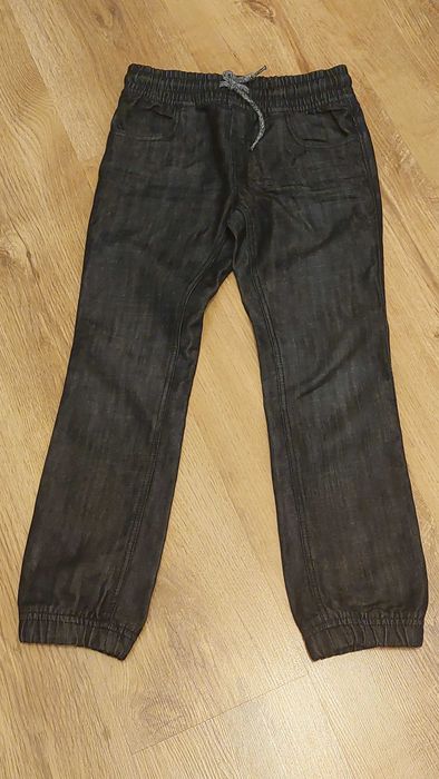 Spodnie jeans C&A rozmiar 122 dżinsy jeansy grafit czarny jogger