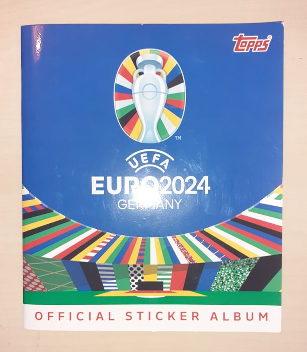 Caderneta Topps Uefa Euro 2024 Quase Completa 82% Cromos Colados (593/728) Muito Bom Estado