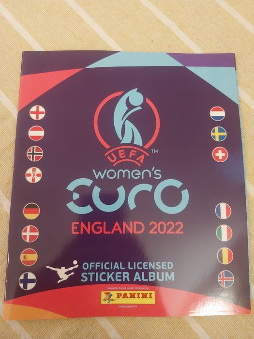 Caderneta nova e vazia Euro 2022 Women's