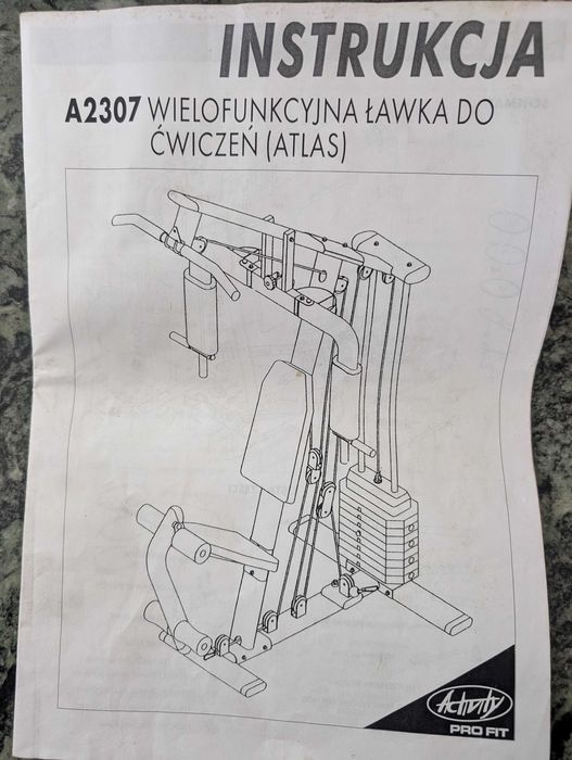 Atlas do ćwiczeń Activity Pro Fit A2307 + instrukcja montażu