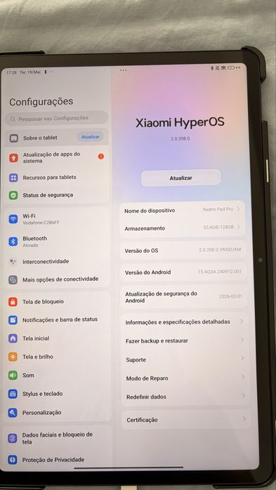 Tablet xiaomi redmi pro