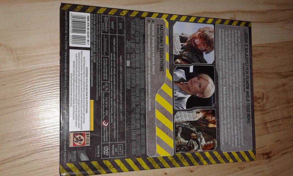 Film DVD ELYSIUM (ELIZJUM) M. Damon, J. Foster