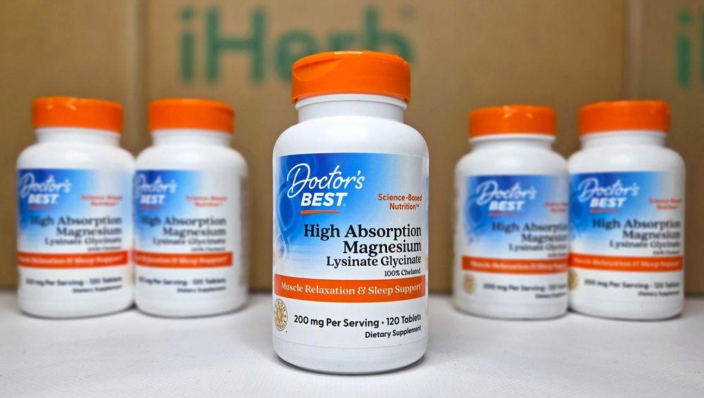 Doctors Best, біодоступний магній хелат (гліцинат+лізинат) 120 і 240шт