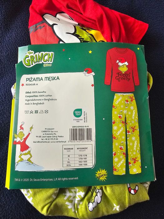 Piżama męska Grinch