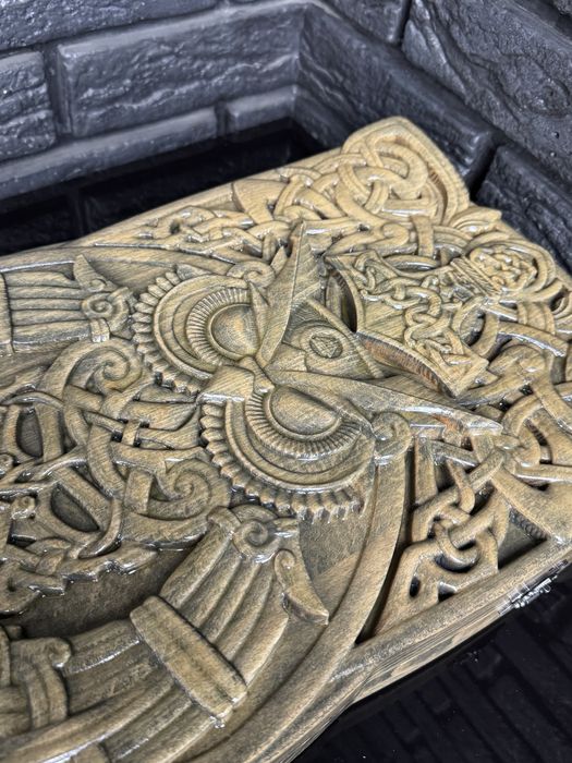 Резные деревянные нарды Викинги | Скандинавская мифология