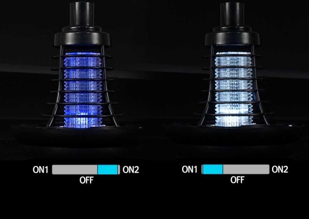 2x Lampa Solarna Owadobójcza UV na Komary Ćmy Owady