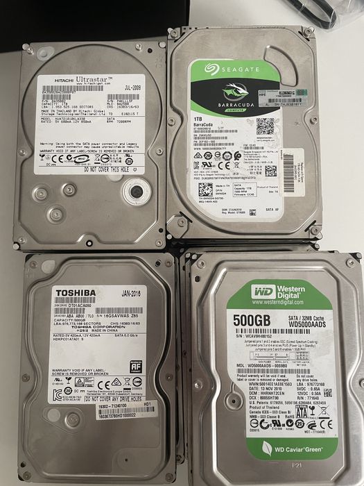 Lot of 23 SATA Hard Drives – 2.5” and 3.5” – 250GB to 1TB – €30064586169830402121