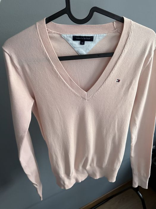 Brzoskwiniowy Sweter Tommy Hilfiger XS
