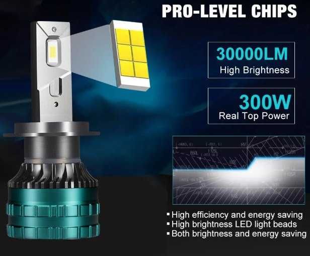 Lampadas led H7 9005 HB3 9006 HB4 H1 H11 H8 H9 d1s d2s d3s