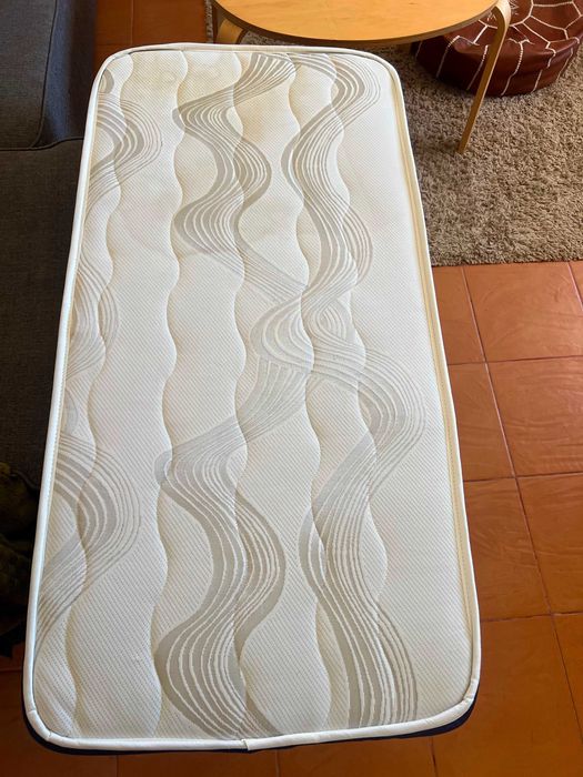 Berço IKEA Sundvik branco com colchão, 60x120