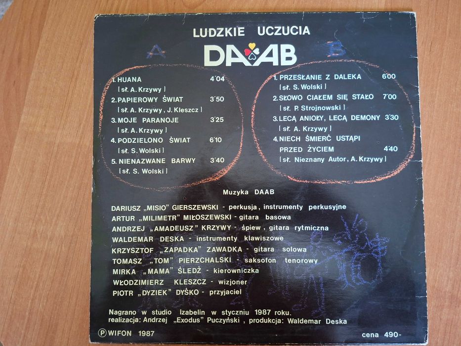 płyta winylowa Daab Ludzkie uczucia