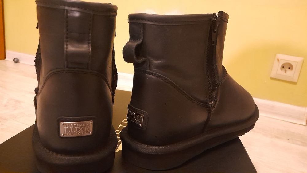 Mega okazja!!! Oryginalne śniegowce Mens Cosy X Short Leather Boot r.4