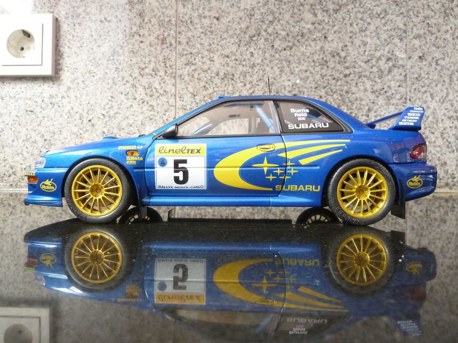 1:18 AutoArt, Subaru Impreza WRC 1999, Rally Monte Carlo, Minichamps