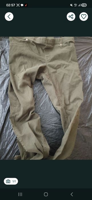 Джинси Zara h&m зелені та флісові