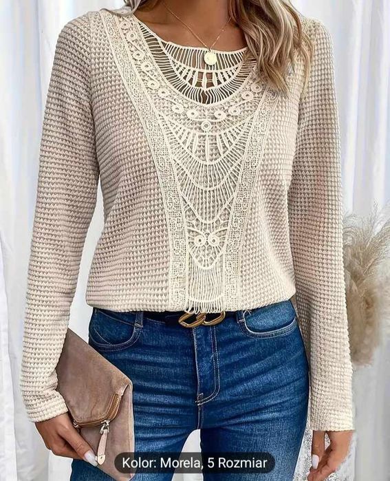 Bluzka z ozdobnym przodem