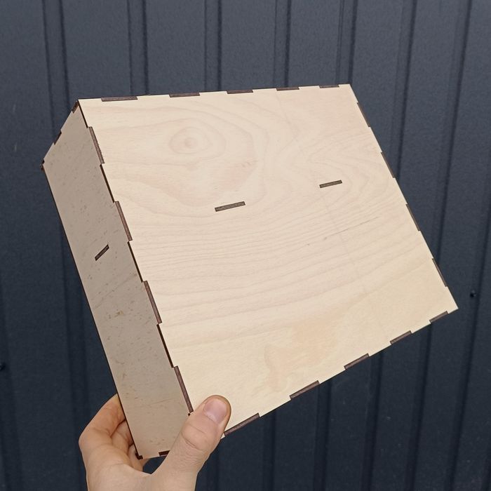 Дерев'яна подарункова коробка з відсувною кришкою, будь який розмір