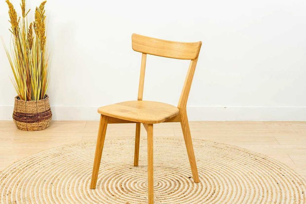 krzesło z litego drewna dębowego, drewniane krzesła, od ręki, Rabat