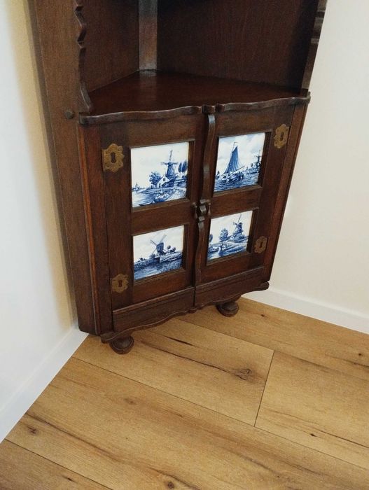 Stara szafka komoda kuchenna narożnikowa antyk