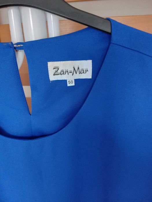 Sukienka elegancka 5XL / 50 chabrowa