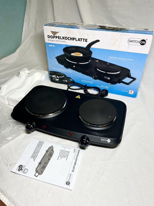 Настольная электрическая плита! Двойная Swich On 2500Вт из Германии!
