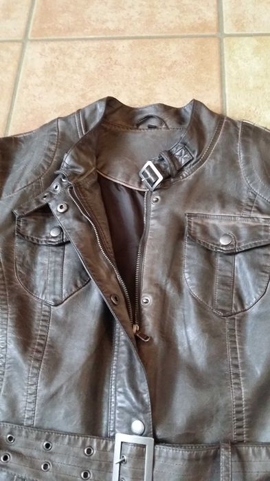 Kurtka damska z eko-skóry